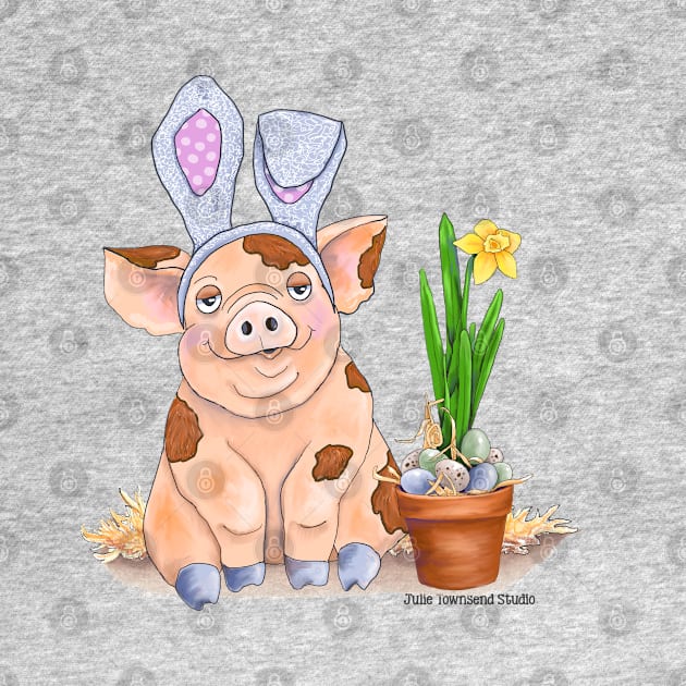 Purdy the Spring Pig by Julie Townsend Studio